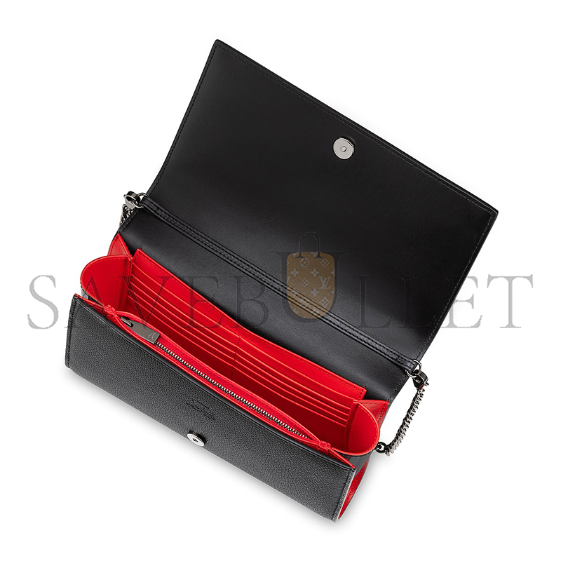 CHRISTIAN LOUBOUTIN PALOMA CLUTCH GRAINED CALF LEATHER AND SPIKES 1175018B253 (23*14.5*5cm) CHRISTIAN LOUBOUTIN PALOMA CLUTCH GRAINED CALF LEATHER AND SPIKES 1175018B253 (23*14.5*5cm)